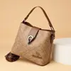 Nova Bolsa Tiracolo Retro para Mulheres, Bolsa Saco Portátil de Grande Capacidade, Bolsa de Braço para o Dia a Dia, Versátil e Fashion para Mulheres