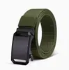 Cinto Tático Masculino de Nylon com Fivela Automática para Uso Outdoor Casual Versátil Cinto de Lona Elástica Cinto Masculino Trançado Sem Furos