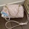 Bolsa de Mão Estilo Novo Primavera 2026, Bolsa Almofada Transversal Pequena Elegante e Única para Trabalho e Deslocamento