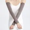 Mangas Delgadas de Terciopelo Alemán para Hombres y Mujeres en Habitaciones con Aire Acondicionado para Proteger Muñecas, Articulaciones del Codo y Brazos para Mantenerse Caliente en Primavera y Verano
