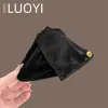 Nuevo Clip Triángulo de Tela Negra de Alta Gama 2025, Pinza de Tiburón para el Cabello Femenina, Accesorio para el Cabello para la Parte Posterior de la Cabeza