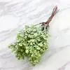 Galhos Falsos de Simulação Folhas de Plástico Adereços de Casamento Galhos de Modelagem Artificial Flores de Plástico Folhas Folhas Verdes Atacado
