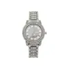 Reloj de Cuarzo Coreano para Mujer, Estilo de Nicho, Incrustado de Diamantes, Versátil, Color Oro Rosa para Estudiantes, Patrón Romano, Reloj de Mujer Totalmente con Diamantes al por Mayor