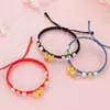 Pulseira Artesanal Ajustável Recomendada com Acessórios de Laço para Mulheres - a Princesa Fugitiva