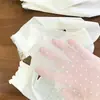 Calcetines Finos con Volantes y Ribete de Encaje Blanco para Primavera y Verano, Calcetines Cortos de Seda de Hielo para Deportes al Aire Libre