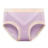 Ropa Interior de Algodón Puro para Mujer Graphene Antibacteriana Interior Alta Elasticidad Cintura Media Simple Cómoda Transpirable Amigable con la Piel Calzones para Estudiante