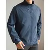 [Serie Traveler] Chaqueta de Verano Fina y Ligera con Cuello Alto de Sarga, Cortavientos y Protección Solar, Ropa Exterior Business Casual