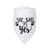 TANPOPO fabricantes en stock transfronterizo popular boda bufanda triangular para perro mascota bufanda de boda para perro blanco
