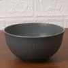 Tigela Listrada 15cm 9 Caixas Palha de Trigo Tigela de Macarrão Doméstica Restaurante Tigela de Arroz Anti-Queda Tigela de Macarrão 700ml Sopa