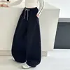 Pantalones Casuales de Primavera y Otoño para Niñas 2026 Nueva Moda Estilo Coreano Pantalones Anchos tipo Globo Deportivos Pantalones de Pierna Ancha Transfronterizo