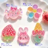 Paleta popular brillante creativa hecha a mano accesorios de resina DIY pegamento de crema pinzas para el pelo pendientes agujero kit de material para zapatos
