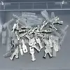 Conexão de encaixe terminal prensado a frio conector de encaixe 6,3/4,8/2,8 mm capa de terminal de encaixe fêmea/Prata