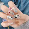 Unhas Usáveis Atacado Estilo Estampado Conjuntos de Unhas Usáveis Estilo Coreano Doce Suave Cool Múltiplos Estilos Arte de Unhas Pontas de Unha Usáveis