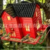 Nuevo Modelo Transfronterizo en Stock: Alimentador Creativo para Pájaros Inteligente de Jaula para Exteriores Alimentado por Energía Solar que se Ilumina Automáticamente Durante el Día y se Apaga por la Noche