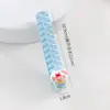 Peine para el cabello de pez pequeño de dibujos animados lindo, gato pequeño, peine de cola puntiaguda para sección de trenzado doméstico, peine de espina de pescado lindo y de alto valor para niñas