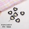 Bonita estrella de cinco puntas, cuentas pintadas a mano, joyería DIY, pulsera, collar, cuentas sueltas hechas a mano, colgante que combina con todo, cadena para teléfono móvil, cuentas