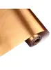 Pegatina de Acero Inoxidable Plateado Autoadhesiva Parche de Metal Cepillado Acabado Espejo Película Adhesiva para Puerta de Refrigerador, Ascensor, Interior de Coche