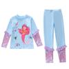 Novo Maiô Infantil para Meninas, Conjunto de 2 Peças Peça Única com Manga Longa e Calça Longa, Roupa de Banho de Surfe com Proteção Solar para Meninas Jovens, Médias e Mais Velhas