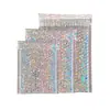Bolsa de burbujas aluminizada con láser impresa personalizada, Bolsa para empaque de expreso, Empaque para suministros de escuela de belleza, Bolsa de sobre de burbujas