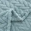 Nova Cobertura Jacquard Tafetá Fleece de Camada Única Dupla Face de Alto Peso para Outono e Inverno de 2026, Confortável Cobertura de Fleece de Algodão, Cobertura Multifuncional