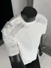 Camiseta de Manga Corta Transpirable, Fresca y de Secado Rápido para Hombre, Verano, Panel de Malla, Tendencia Estilo Americano, Cuello Redondo, Color Sólido, Top de Media Manga