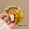 Goma para el pelo de lana estilo coreano con forma de calabaza, elegante y juvenil, diadema elástica para mujer, accesorio para moño