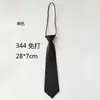 Venta al por mayor de fábrica, corbata pequeña de color sólido, corta, para mujeres y niños, bonita, decorativa, informal, accesorios de uniforme, jersey