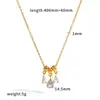 Collar transfronterizo de moda versátil de acero inoxidable con diamantes de colores, lujo ligero con un toque de alta gama, cadena para la clavícula de acero de titanio con colgante de múltiples circonitas
