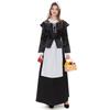 Roupas Femininas de Halloween Fantasia de Empregada de Solar Europeu Fantasia de Empregada de Jardim Vintage Vestido Longo Fantasia de Festa da Cerveja