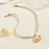 Collares de Concha de Perla al por Mayor Moda Europea y Americana Venta Caliente Estilo Vacacional Colgante Nicho Personalidad de Gama Alta Collares de Nudo