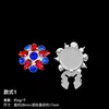 Botões Metálicos com Strass à Venda Direta em Estoque Botões Costurados à Mão Botões Decorativos DIY Botões para Suéter Casaco Vestido Estilo Chanel Acessórios