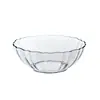 Tazón de vidrio vajilla tazón transparente simple tazón grande creativo tazón pequeño tazón para frutas tazón para ensaladas Tazón de arroz juego de un generación de pelo