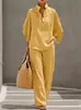 Nuevo conjunto de camisas para mujer 2026, estilo urbano casual, color liso, disponible en TEMU y Amazon