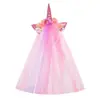Joyería Combinación Princesa Unicornio Eslabón Collar Corona Diadema Niñas Accesorios Vestido de Princesa Comercio Exterior Transfronterizo