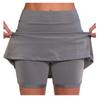 Pantalones deportivos casuales de cintura media para mujer, de color liso, con bolsillo, de moda de comercio exterior, Amazon. Nueva falda corta.