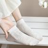 Serie Bordada de Dibujos Animados de Oso Calcetines Cortos Blancos Embosados Tridimensionales Estudiante Dulce Primavera y Verano Nuevos Calcetines Cortos de Mujer