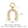 Colibrí Gato Serpiente Cobre Circonita Accesorios para Joyería DIY Oso Delfín Mariposa Bicicleta Collar Pulsera Colgante Pequeño