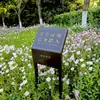 Señal de Recordatorio Cálido para el Enverdecimiento del Césped Parque Comunitario Señal Pequeña de Césped Señal de Advertencia de Profundidad del Agua al Aire Libre Personalización