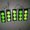 Suministro de imán de clip redondo de PVC reflectante, colgante para bicicleta de 15 cm de largo, se puede hacer todo tipo de especificaciones, impresión de logo