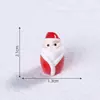 Nuevo producto transfronterizo: paisaje navideño en miniatura, Papá Noel, enano, muñeco de nieve, accesorios de decoración DIY, mini figuras