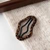 Corea del Sur Dongdaemun mismo estampado de leopardo retro clip BB clip para flequillo simple elegante moda clip lateral horquilla rota horquilla