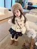 Chaleco grueso de felpa estilo coreano para niñas para otoño e invierno, chaleco chaqueta cálido y versátil de lana de cordero para niños