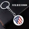 Italiano Jia Si Jia De Jia Francês Jia Britânico Super Time de Futebol Emblema do Time Pedra do Tempo Chaveiro Pingente de Carro Time