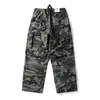 Pantalones Cargo Camuflaje Pesados Americanos Otoño 2025 para Hombre Retro Japonés Sueltos de Pierna Ancha Rectos Casuales Largos Modernos