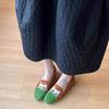 Mocasines sin cordones estilo nacional vintage con bordado chino, zapatos planos para mujer