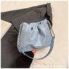 Bolso de Gran Capacidad para Mujer Otoño Combinable 2025 Nueva Moda Retro Bolso de Hombro Cruzado Simple para Viajes