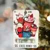 Presente de Natal em 2023 - Papai Noel Carteira de Natal Pingente de Carteira Decorações de Árvore de Natal