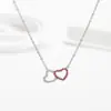 Acero Inoxidable 316 Colgante de Corazón para Collar Set de Accesorios para Mujer Pulsera de Acero de Titanio para Verano Venta al por Mayor Lujo Ligero Nicho