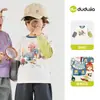 [100% Algodón] Camiseta de Manga Larga para Niños Dudu Otoño Estilo de Otoño para Niños Tops para Niñas Ropa para Bebés y Niños Pequeños
