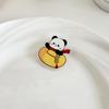 Broche Copyright Panda Nuevo Ins Lindo Dibujo Animado Pin Acrílico Insignia al por Mayor Amuletito de 2 Yuanes Regalo